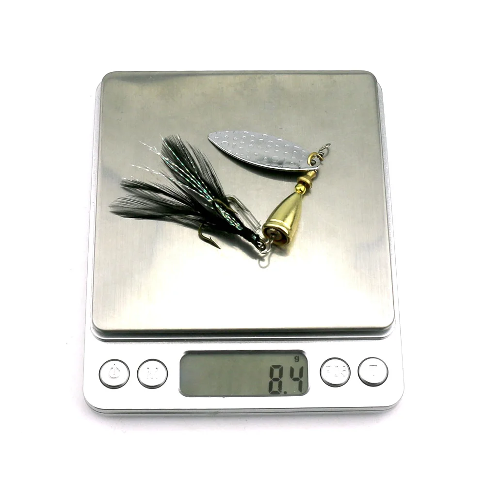 2 шт. металлическая рыболовная приманка ложка 8 5 г блестки приманки рыболовные