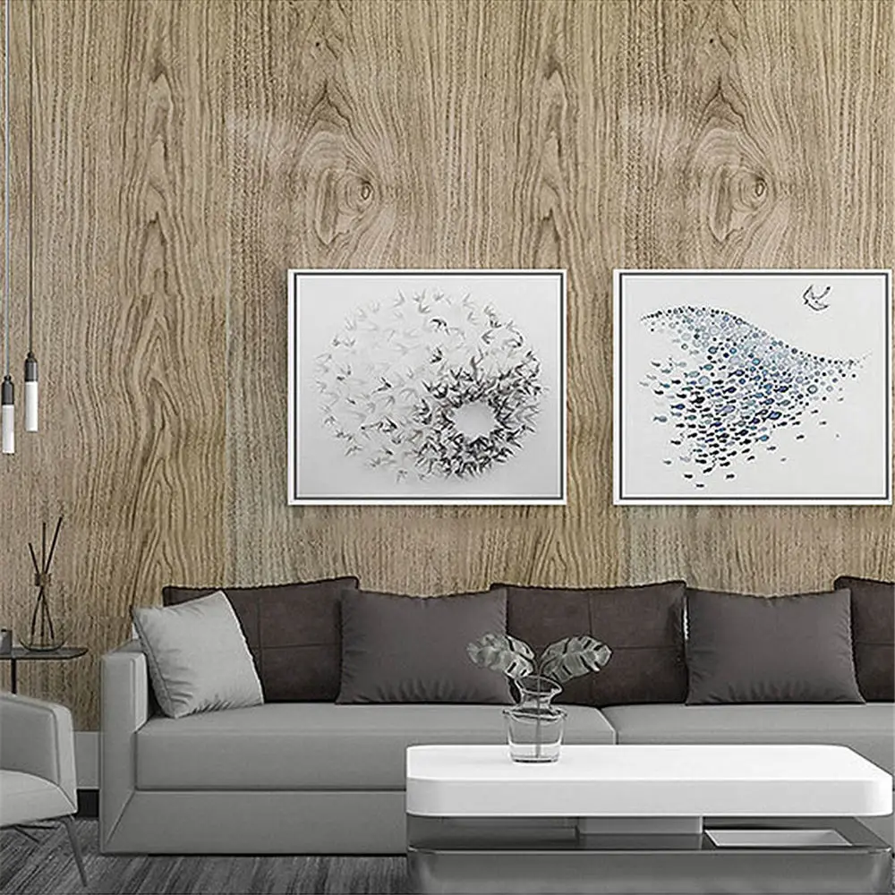 5 видов стилей ретро дерево зерно контактная бумага самоклеящаяся полка ящик