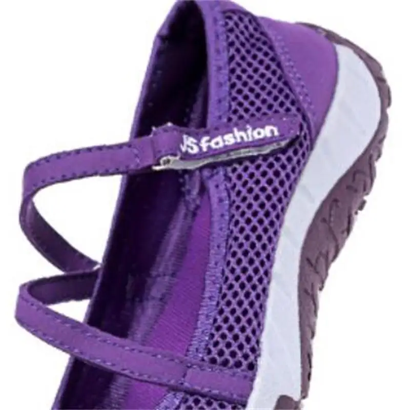 FragrantLily 2019 Spring Autumn New Women Flat Vulcanized Shoes For The Elderly Mesh Casual Woman Daily Dance TourismShoes | Обувь