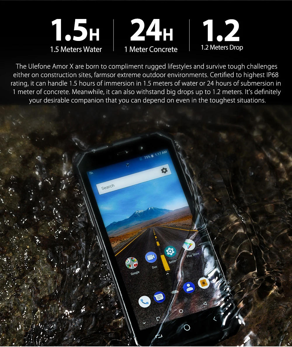Ulefone Armor X Android 8 1 NFC Смартфон 5 &quot2 GB 16GB 13MP Face Unolck 5500mAh Беспроводное зарядное