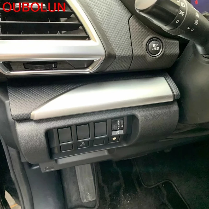 OUBOLUN для Subaru Forester SK 2018 2019 аксессуары интерьера Средний контрольный стикер