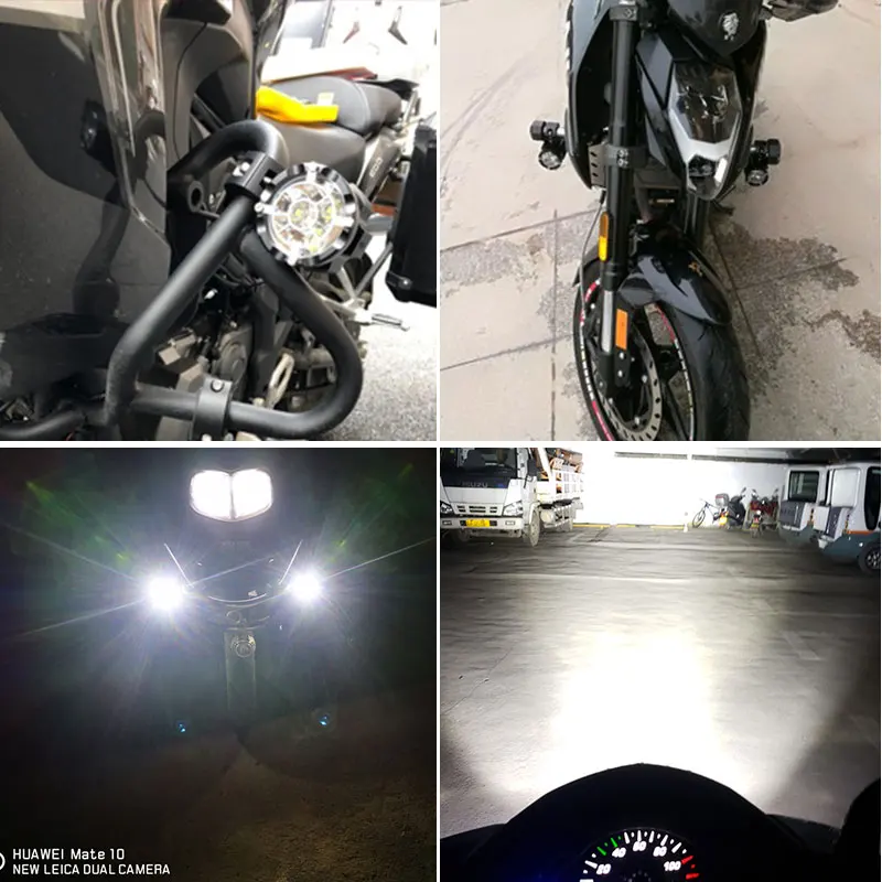 Feu antibrouillard auxiliaire LED pour motos, lampe de conduite, pour YAMAHA BMW R1200GS/ADV K1600, 12000lm