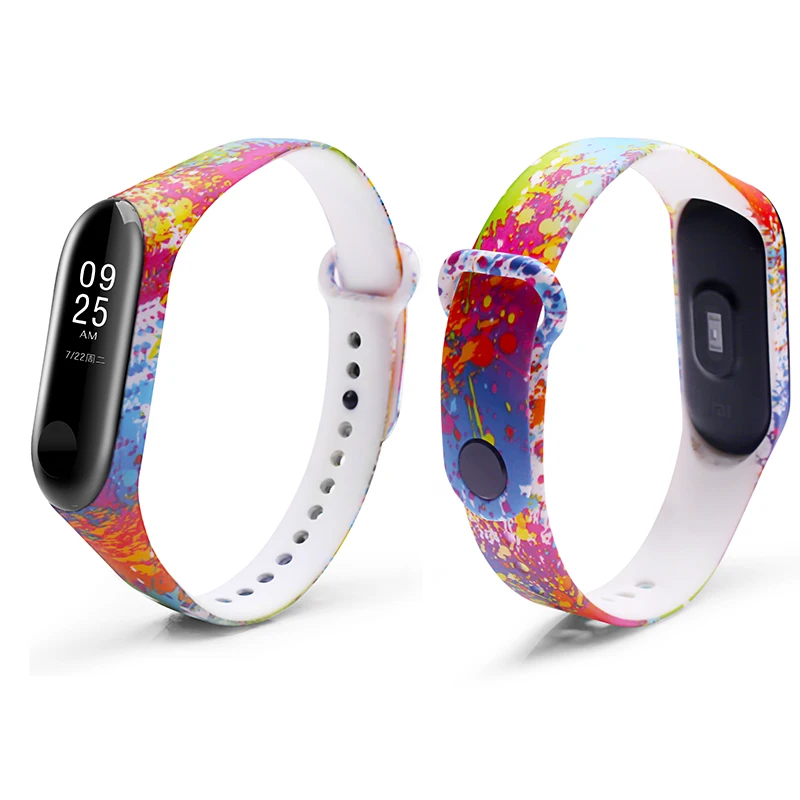 BOORUI mi band 3 силиконовый ремешок на запястье для Xiaomi mi Band 3 ремешок на браслет mi band 3 цветной ремешок на запястье умные полосы
