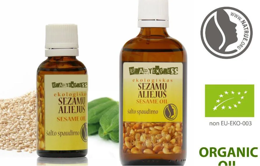 Бесплатная доставка органическое масло кунжута | Холодный прессованный из