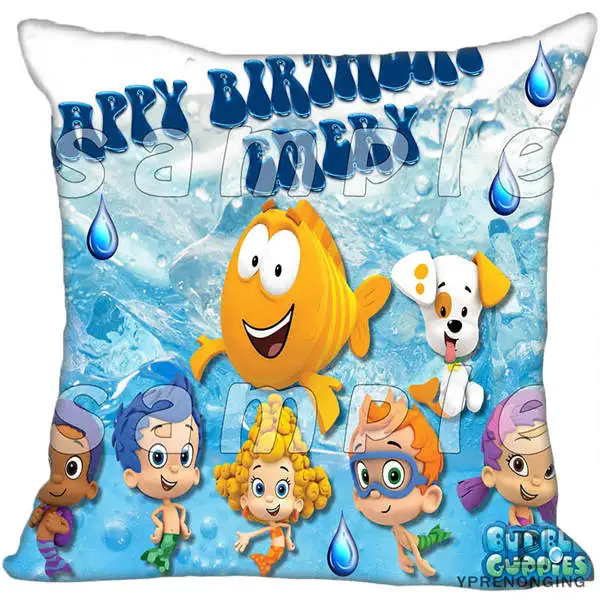 Square Pillowcases Заказная декоративная наволочка Bubble Guppies квадратная Наволочка на молнии лучший подарок(с одной стороны) 180516-23 - Цвет: Square Pillowcases