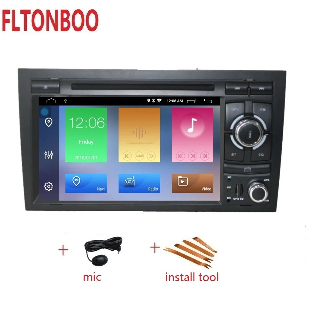 7 "Android 10 автомобильный радиоприемник с навигацией GPS dvd-плеер для AUDI A4 Canbus bluetooth