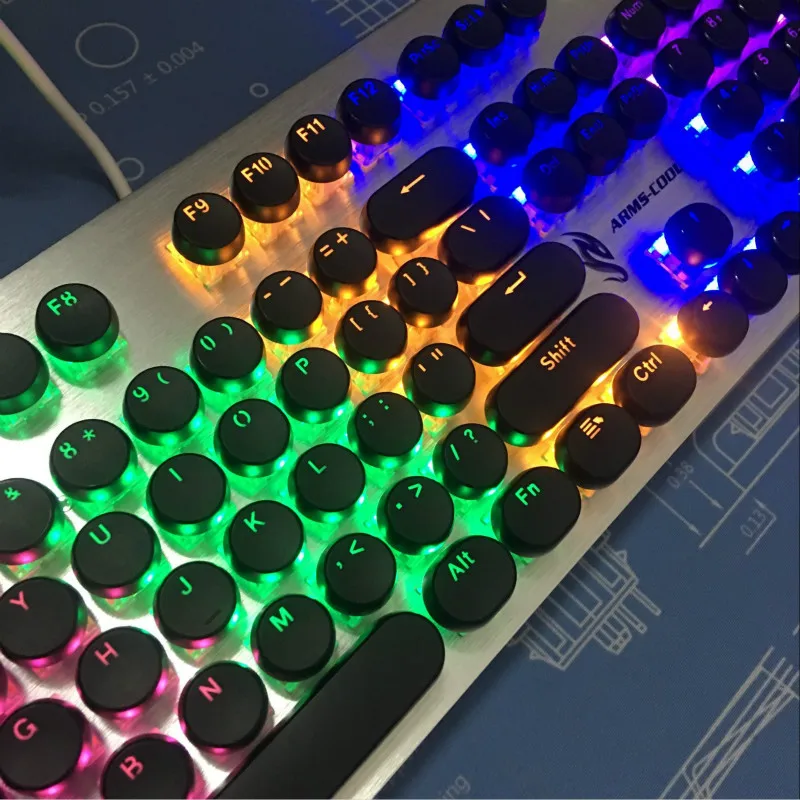 Пишущая машинка keycaps ABS двухцветная 104key стандарт просто keycap а не