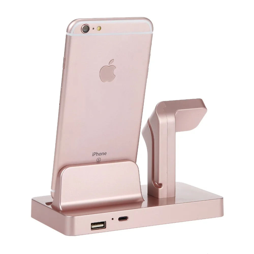 Новое дизайнерское настольное зарядное устройство 2в1 для iPhone XS Max XR Xs X 8 7 6s Plus зарядная док-станция для apple i watch 1 2 3