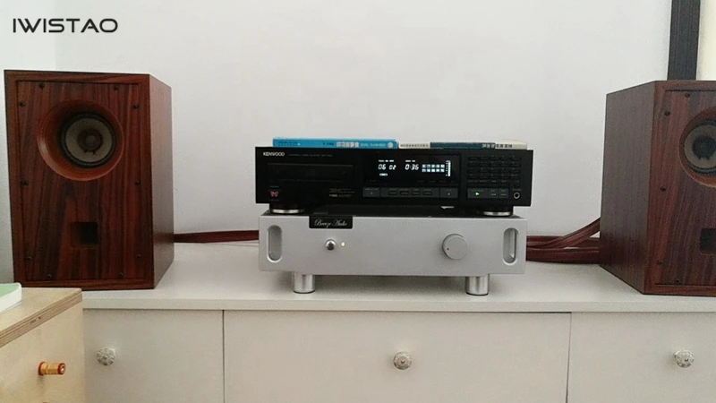 IWISTAO HIFI полный спектр пустой динамик корпус перевернутый 1 пара палисандр шпон 3 4 4,5 дюймов Встроенный передний рог для AURA блок