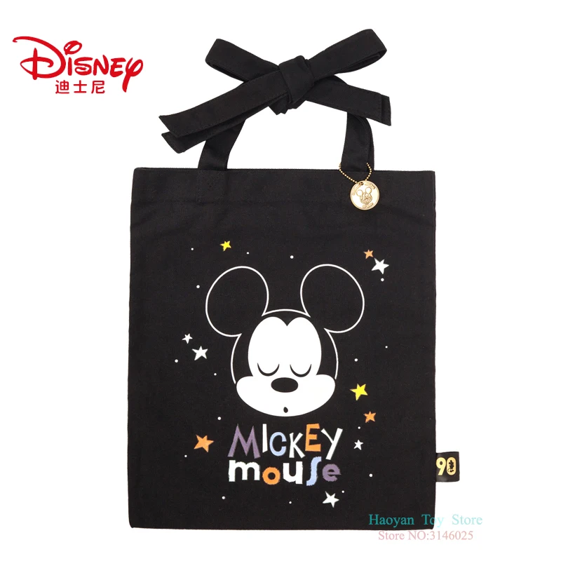 Подлинная disney 90th юбилейное издание Классический Микки многофункциональный простой холст женская сумка холст мода Мумия сумка для девочек