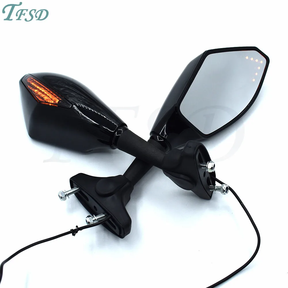 

Светодиодный указатель поворота для мотоцикла, зеркало заднего вида, зеркало заднего вида для Suzuki GSXR600 GSXR750 для Honda CBR600RR