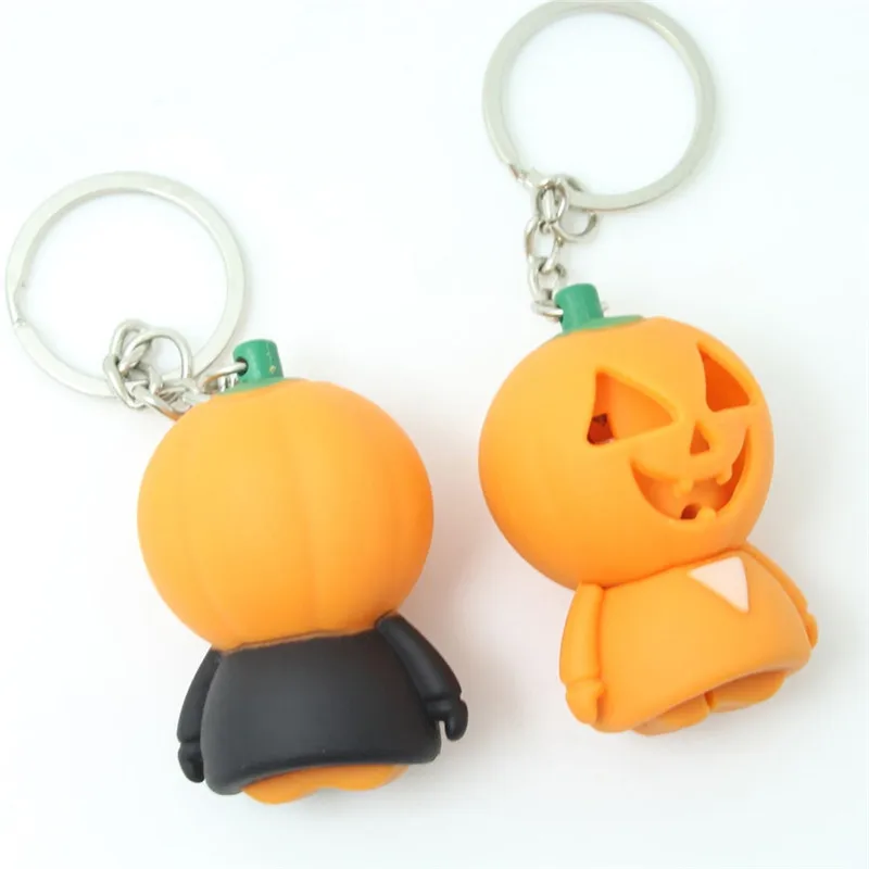 Хэллоуин брелок призрак в форме сердца с светодиодный & звуковое излучение ужас