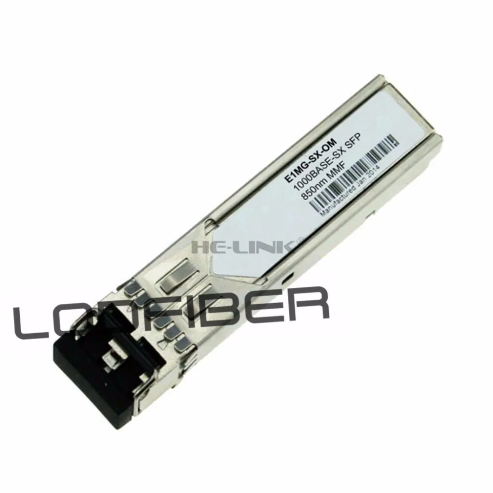 

E1MG-SX-OM Compatible 1000BASE-SX SFP 850nm 550m DOM Transceiver