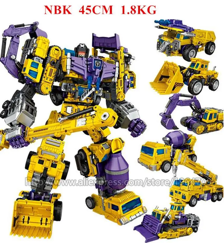Weijiang 5 в 1 трансформационный фильм игрушки Аниме predaking Опустошитель робот KO G1 фигурка самолета Модель Дети Мальчики игрушки