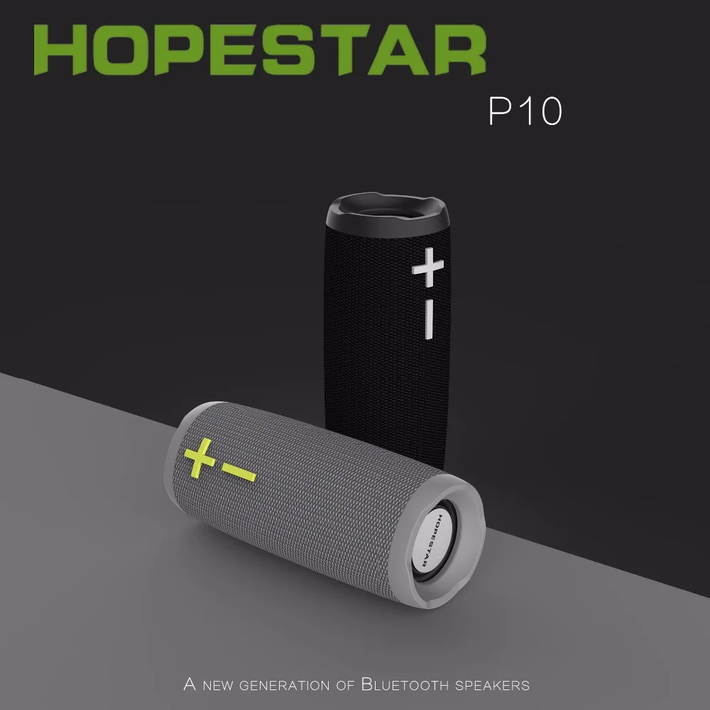 HOPESTAR P10 Портативный беспроводной Bluetooth 4,2 динамик поддержка USB мощность Bnak TF fm-радио открытый 3D стерео динамик s Музыкальная Коробка