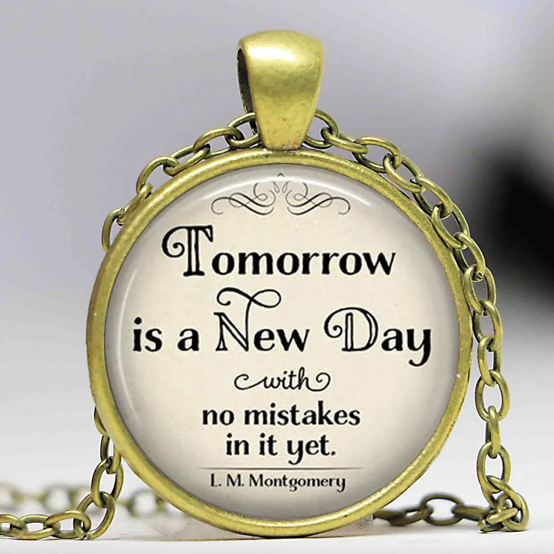 (1 шт./лот) завтра-новый день без ошибок в нем ожерелье L. М. Ювелирные изделия