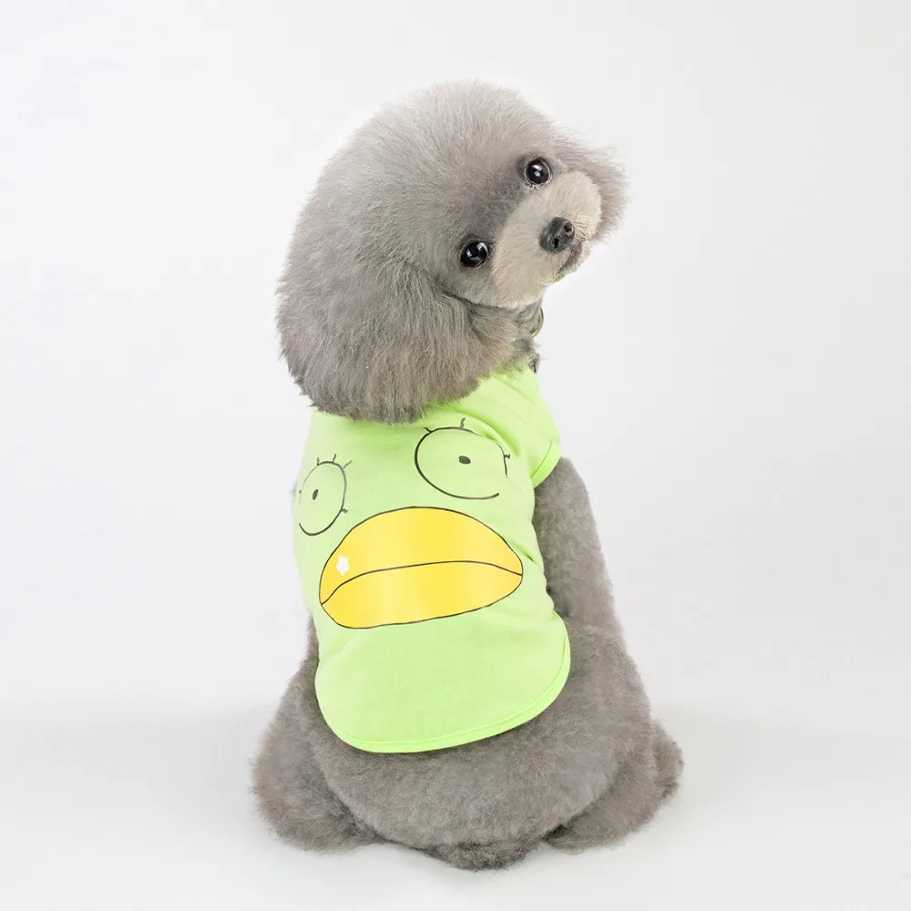 Трехцветный жилет для собак крутой и Дышащий Большой утиный клюв с рисунком