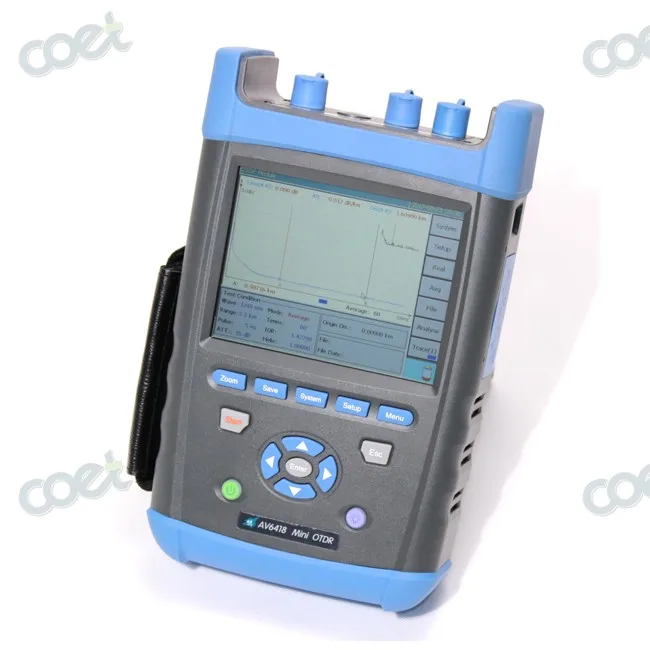 FTTH FTTX Волоконно оптический рефлектометр AV6418 1310/1550nm 45/43dB OTDR тестер с 2 USB портами до