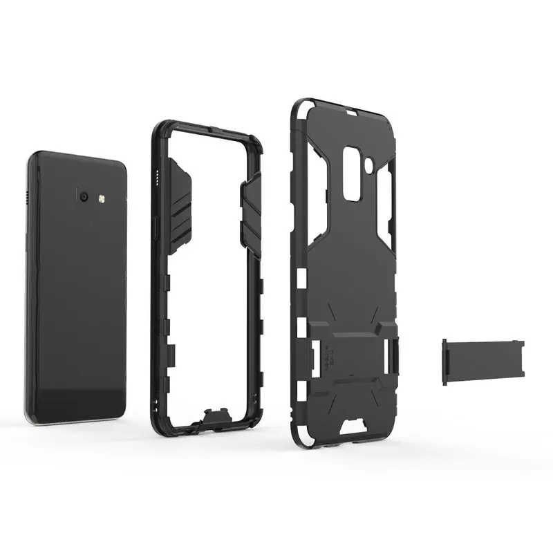 Armor Shockproof Case For Samsung Galaxy A8 2018 3D Shield PC+Silicone Phone Cover Plus | Мобильные телефоны и аксессуары