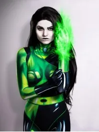 Костюм для девочек из спандекса с 3D принтом Shego Of Kim костюм косплея зентай женщин