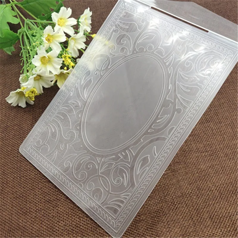 Овальный узор сделай сам пластиковые папки для тиснения скрапбукинга бумаги