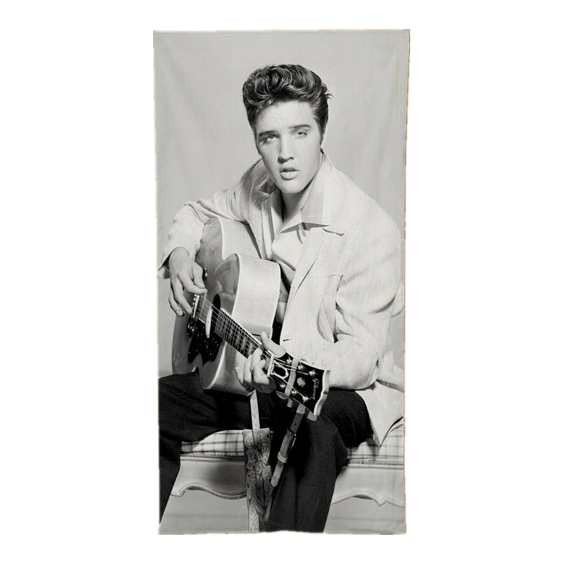 Изготовленный На Заказ Elviz Presley микрофибра полотенце для ванной пляжа способный