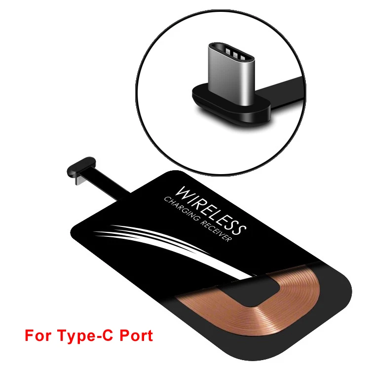 For Android Type C Qi Беспроводное зарядное устройство для зарядки, Индукционное USB зарядное устройство для Apple iPhone 8 Plus/X для samsung Galaxy S8/S8 Plus Note 8 - Тип штекера: For Android Type C