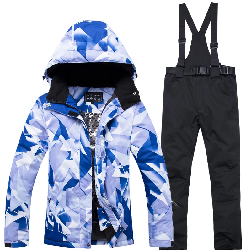 2019 ARCTIC QUEEN Women Ski Jacket Pant Snowboard Skiing Suit Windproof Waterproof Outdoor Sport Wear Female Clothing Set | Спорт и