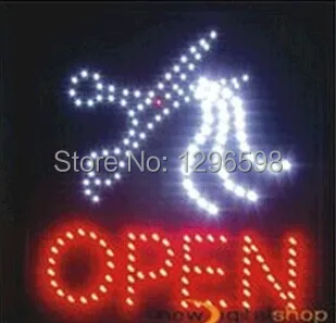 Direct Selling Graphics 19x19 Inch indoor Ultra Bright Led barber Shop open Neon signboard | Дом и сад