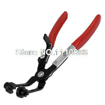 

Red Handle Swivel Jaw Flat Band Hose Clip Clamp Plier 8.7 inch