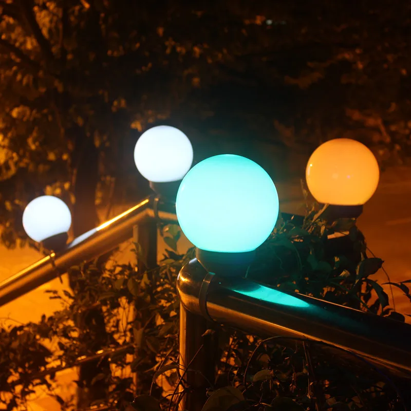 Весенний ветер 4 шт сферические ремни украшения светодиодные солнечные огни