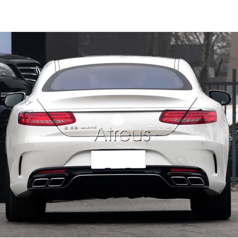Автоглушитель из нержавеющей стали для Mercedes Benz W205 W222 W212 R231 S65 S63 E63 C E S SL Class AMG