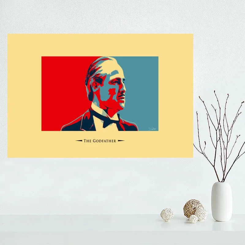 

Hot Sale Custom The Godfather Canvas Poster Home Decor Poster Print creative mural art More Size Best Gift