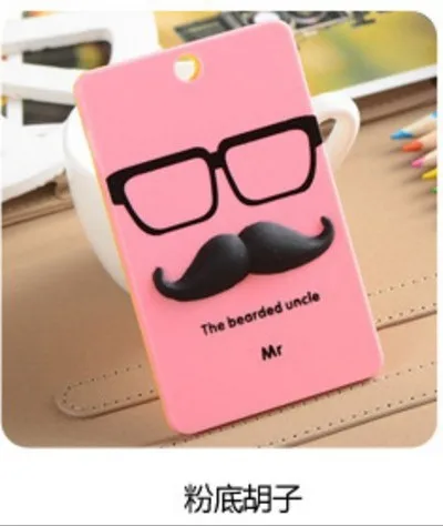 Brown Lovely Access Control Card Set Portable Document Card Bag Student Bank Bus Neck Card Set - Color: Brown