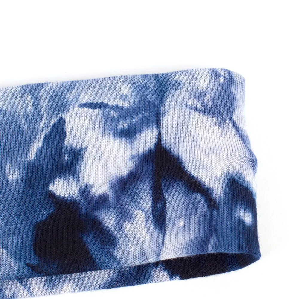 Geebro Женская эластичная повязка на голову летняя хлопковая мягкая для волос