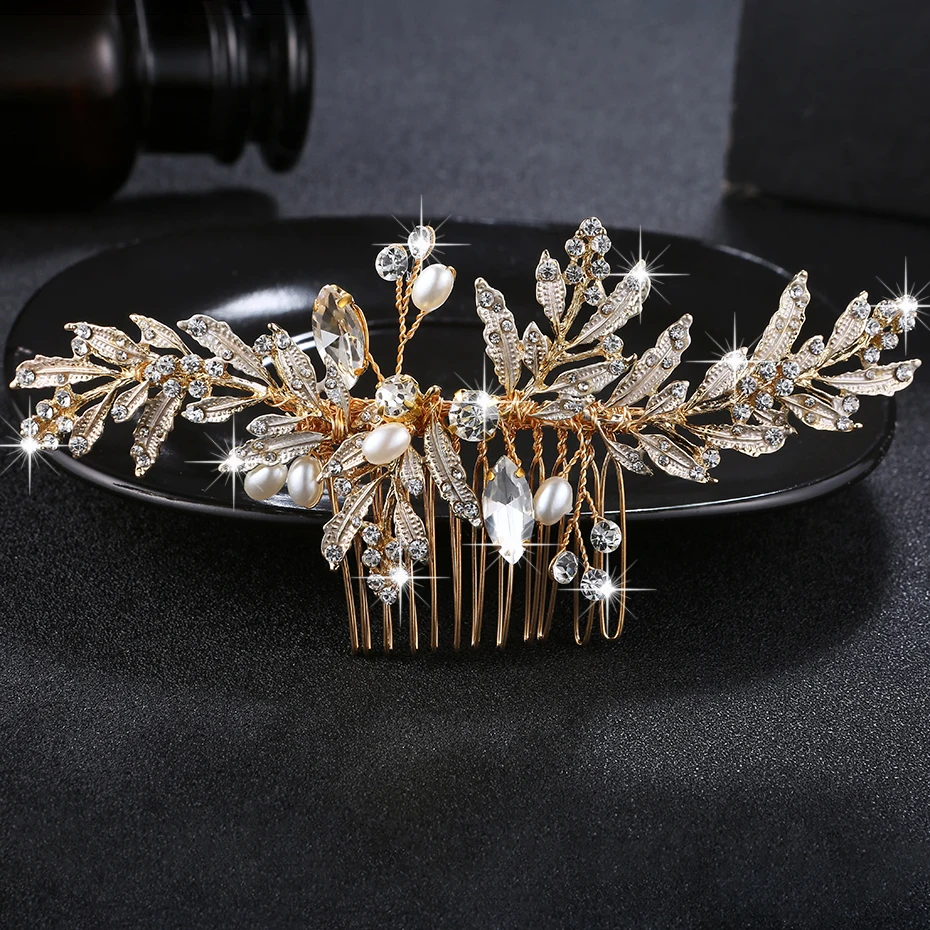 Женский свадебный гребешок ручной работы заколки для волос с цветами