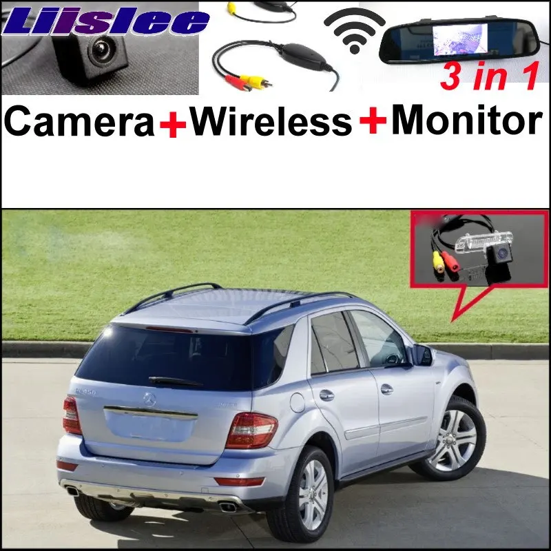 Liislee для Mercedes Benz ML450 ML350 ML300 ML250 ML63 3in1 специальный Камера + Беспроводной приемник
