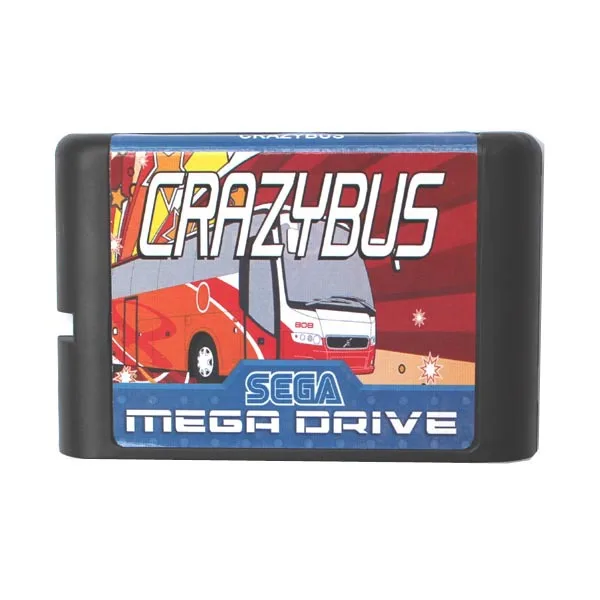Игровая карта Crazy Bus 16 bit MD для Sega Mega Drive Genesis | Электроника