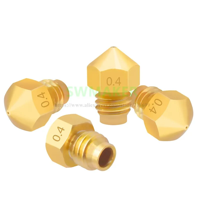 

4pcs New type 0.4mm Cyclops Nozzles 1.75mm Double Colors Nozzle 3D printer parts