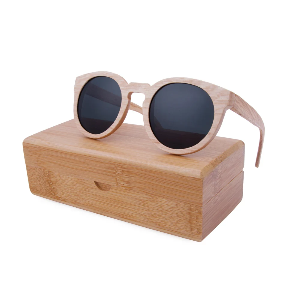 black lens with case BerWer солнцезащитные очки деревянные бамбуковые солнцезащитные очки женские модные Зеркальные Солнцезащитные очки женские брендовые дизайнерские очки - Цвет линз: black lens with case