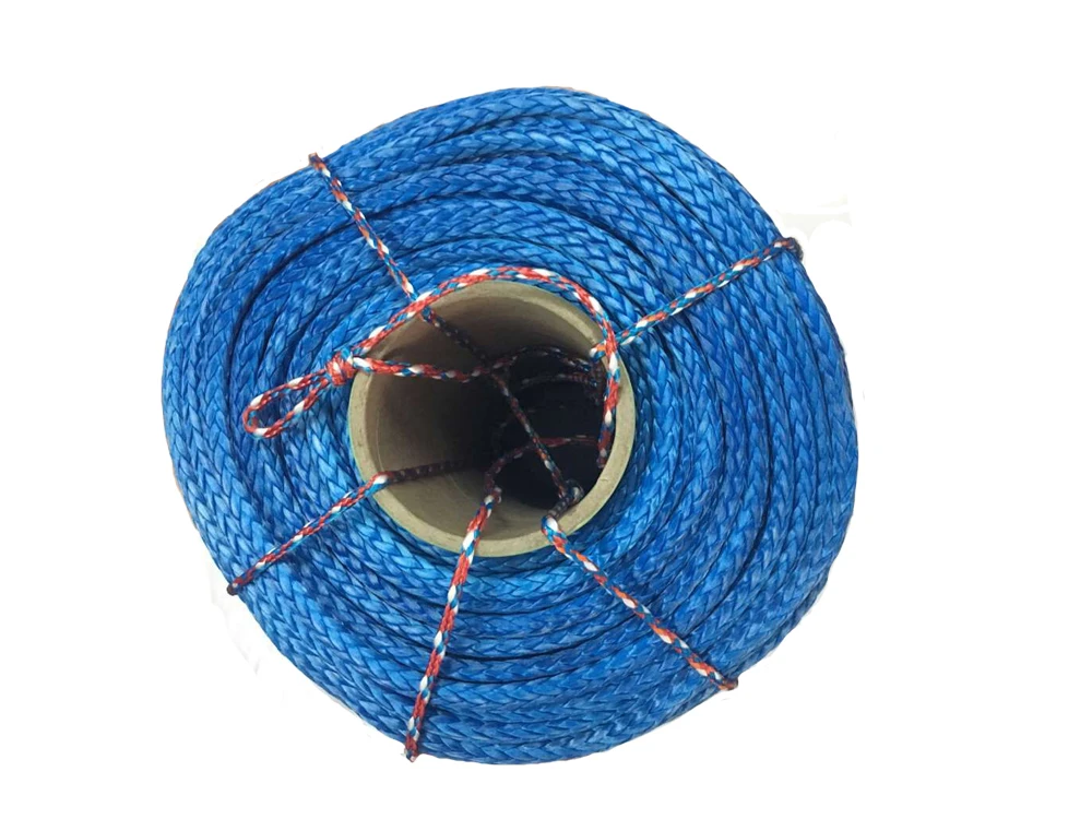 20 мм х 50 метров 12 нитей синтетический трос из UHMWPE лебедка Парусный канат Тяговая