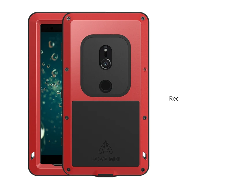 Love Mei металлический чехол для sony Xperia XZ3 XZ2 XZ1 Compact XA2 Ultra 1 10 Plus XZ Premium Armor противоударный чехол для телефона прочный Чехол