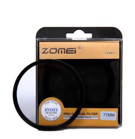 6 Piont Zomei Star Line Star фильтр 4 6 8 Piont Filtro фильтры для камеры 40,5 49 52 55 58 62 67 72 77 82 мм для Canon Nikon sony DSLR камеры - Цвет: 6 Piont