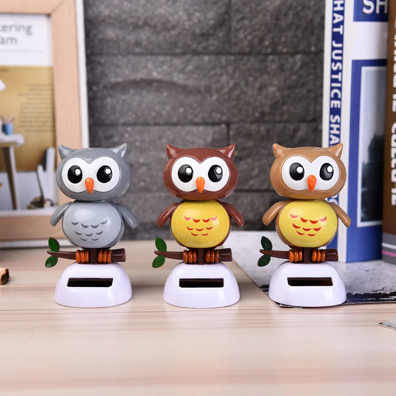 Car ornaments shaking head doll plastic cartoon lucky oil automobiles interior decoration accessories car solar dancer toy | Автомобили и