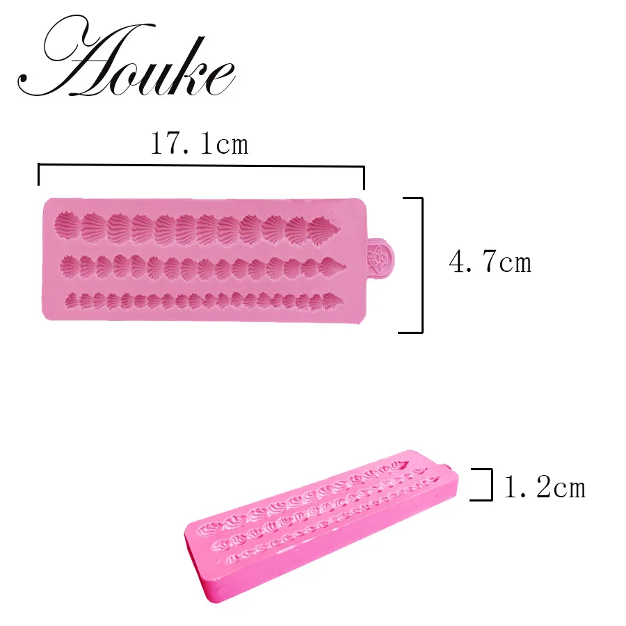 Aouke красивые круглые силиконовые формы для тортов помадки украшения конфет