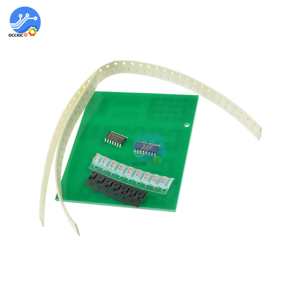 SMT SMD компонент Сварочная тренировочная доска паяльный Комплект сделай сам