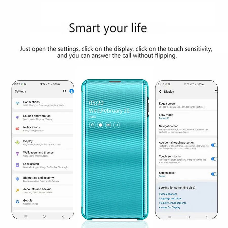 Чехол Alxun для Samsung S10 Plus Lite зеркальные кобуры четвертого поколения автоматическое