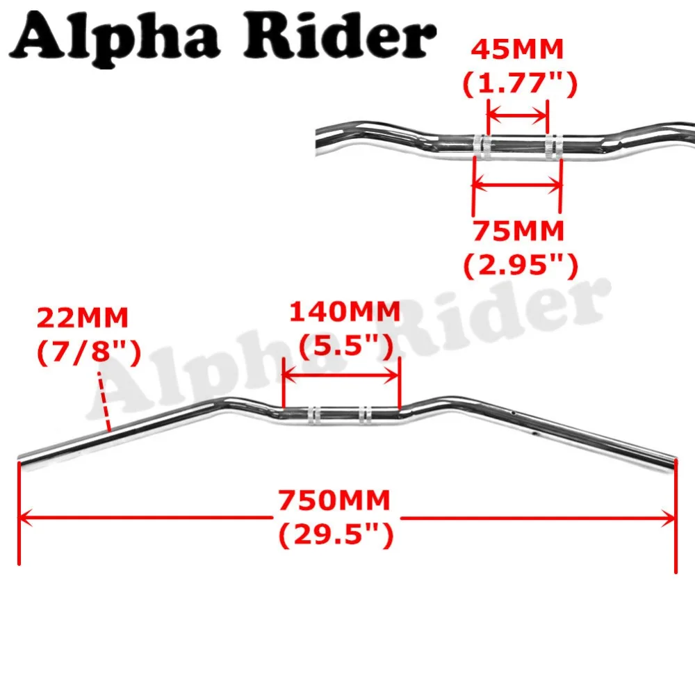 7/8 &quot22 мм руль для мотоцикла Тяговая штанги колесо 29 5&quot Ducati Monster 696 2008 2013 2012 2011 2010