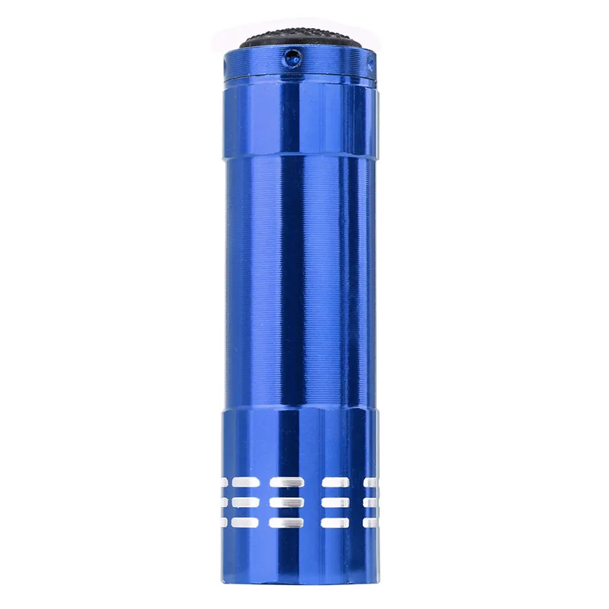 Лидер продаж! Супер Мини Алюминий УФ ультрафиолетовый 9 светодиодный вспышка