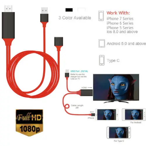 MHL микро USB к HDMI 1080P HD ТВ кабель адаптер для IOS Android iPhone Samsung| |